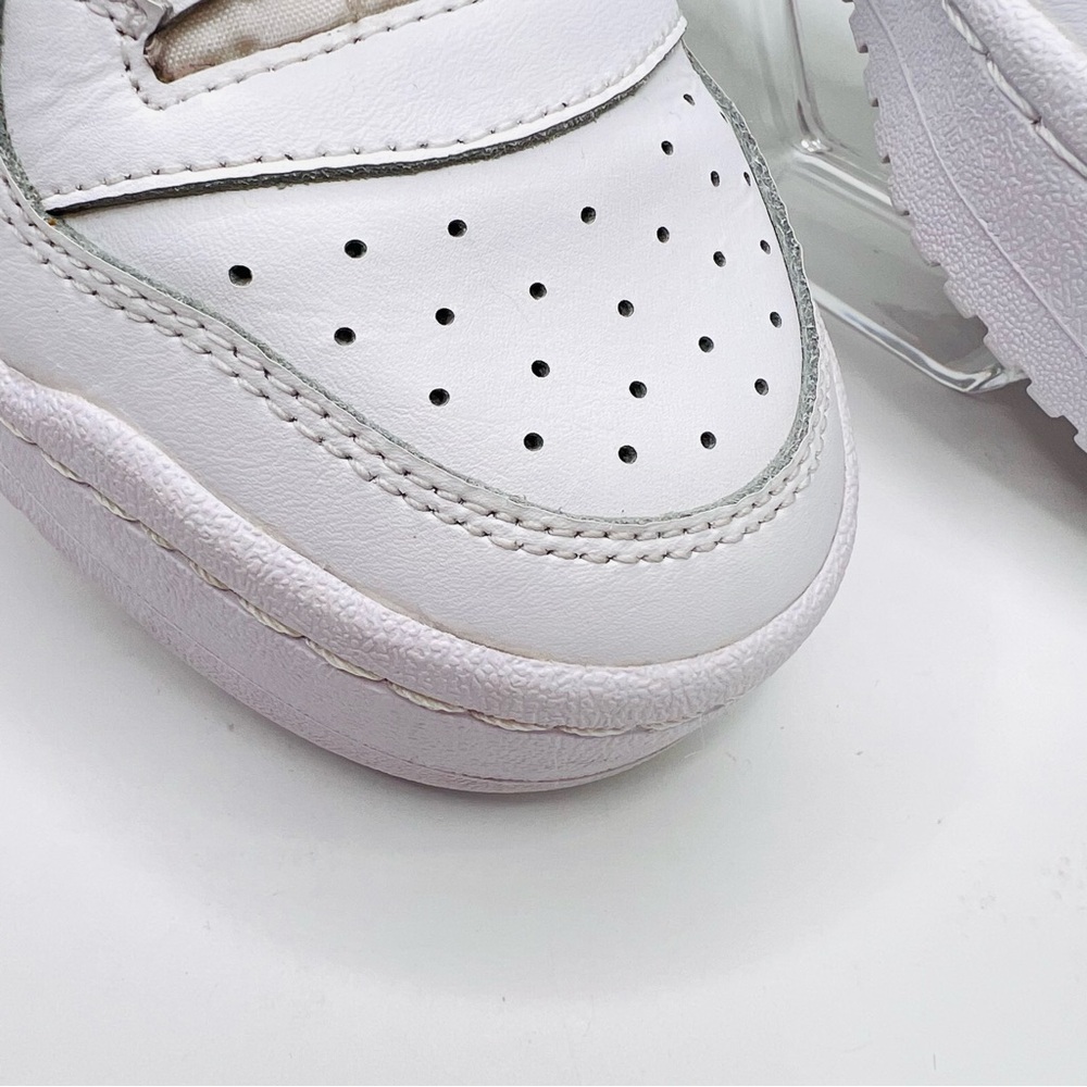 Adidas Originals Forum Bold Triple White Leather Lace Up Platform Sneake… - Picture 9 of 16